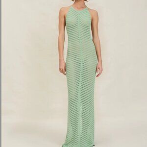 NWOT Devon Windsor Indira Dress Color Sage, Size XS